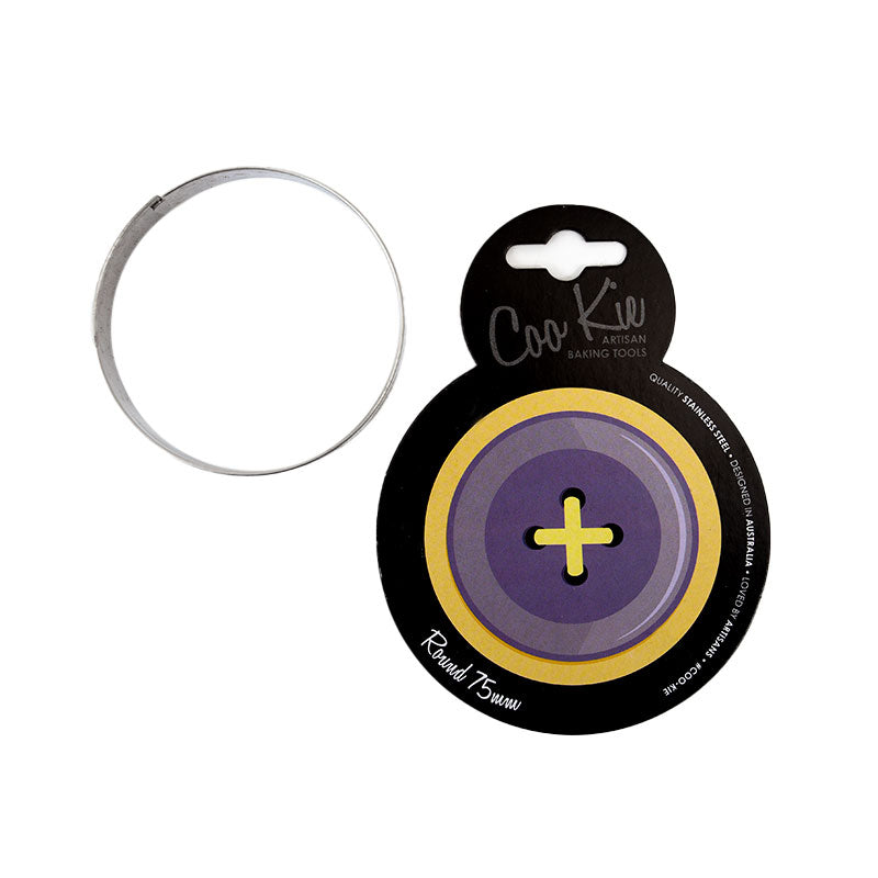 Cookie Cutter Round 75mm Coo Kie