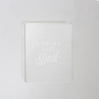 Cookie Stamp Worlds Best Dad