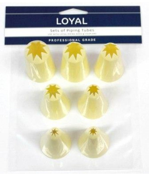 Pastry Tip Star Pastry Tube 7 Piece Set