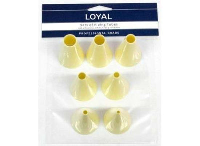 LOYAL Pastry Tube Round Pastry Tube 7 Piece Set