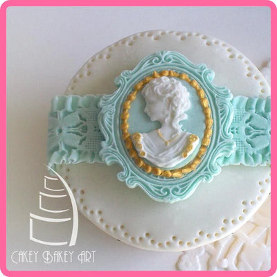 Oval Cameo + Oval Frame Silicone Mould