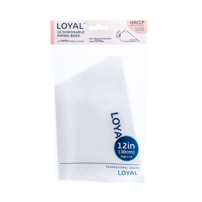 LOYAL Disposable Piping Bags Clear 12" (10pc)