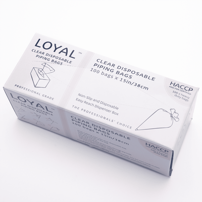 LOYAL Disposable Piping Bags Clear 15" (100pc)