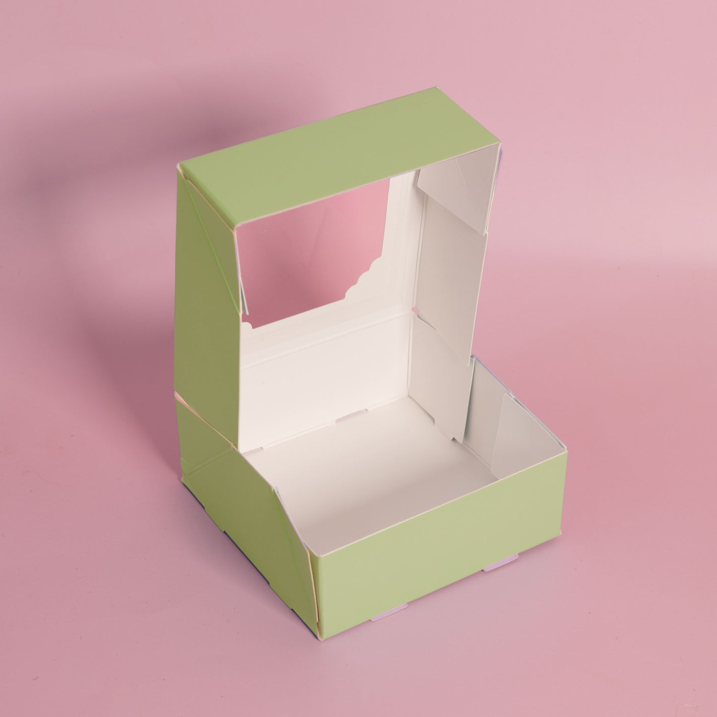 Treat Box (Pack of 5) PAPYRUS Scalloped SMALL - MIXED COLOURS