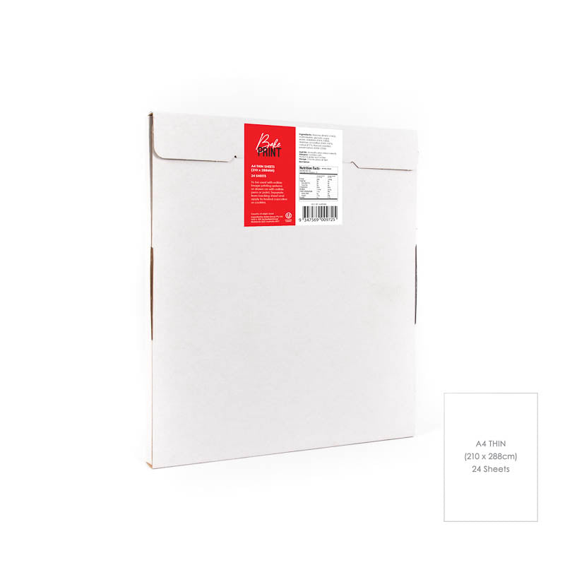 Edible Icing Sheets A4 Thin Edible Icing Sheets 24 pack