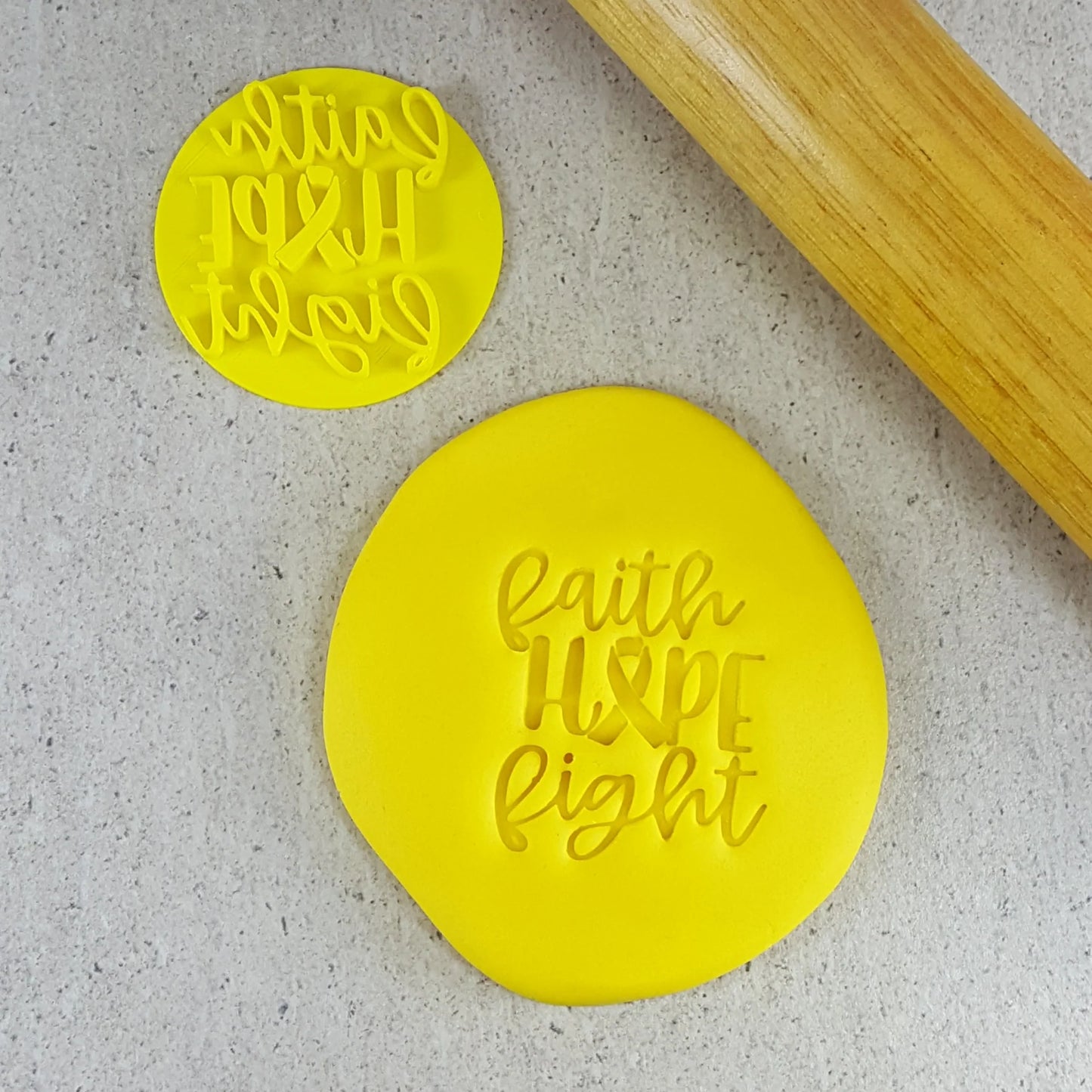 Faith Hope Fight Embosser