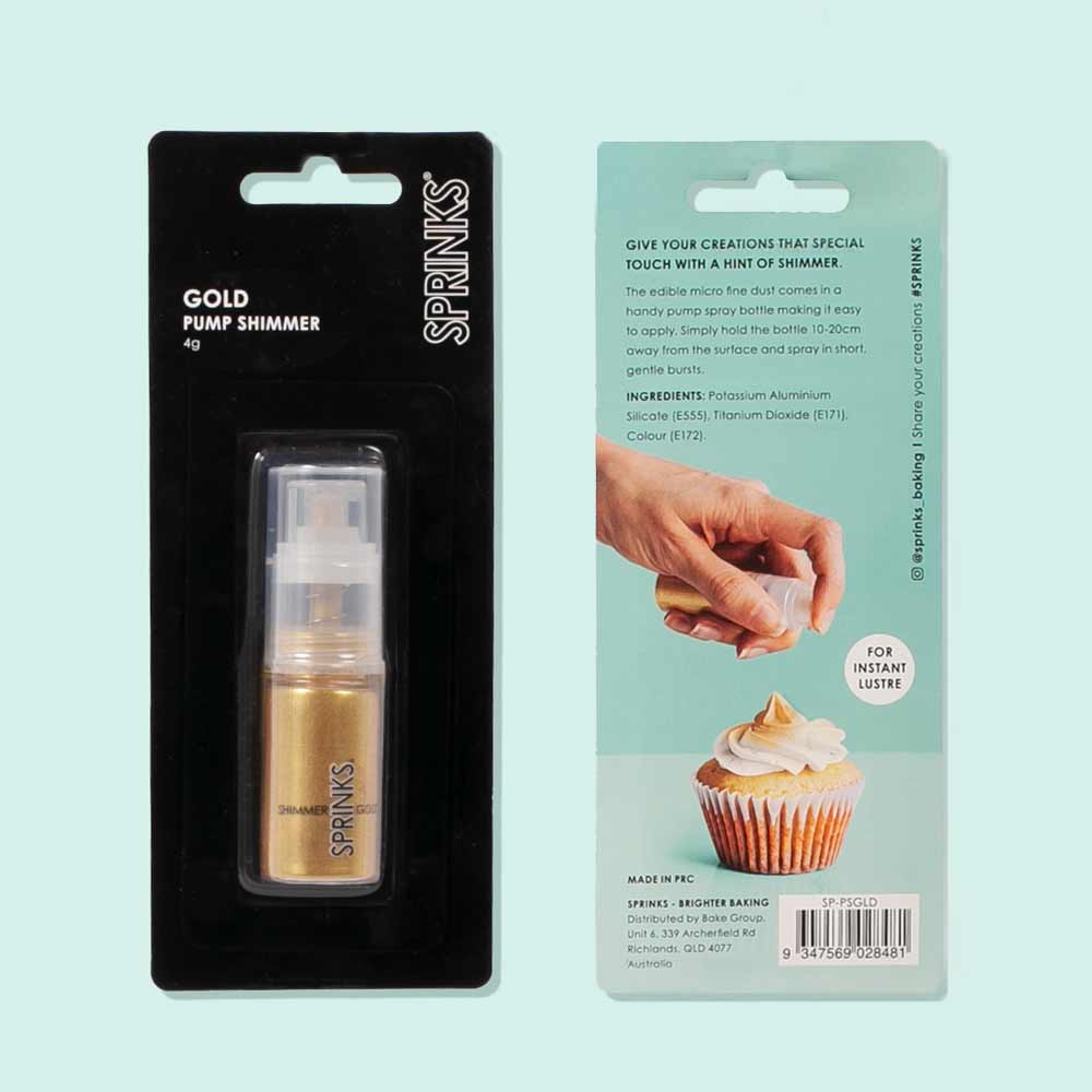 Pump Shimmer - GOLD SPRINKS