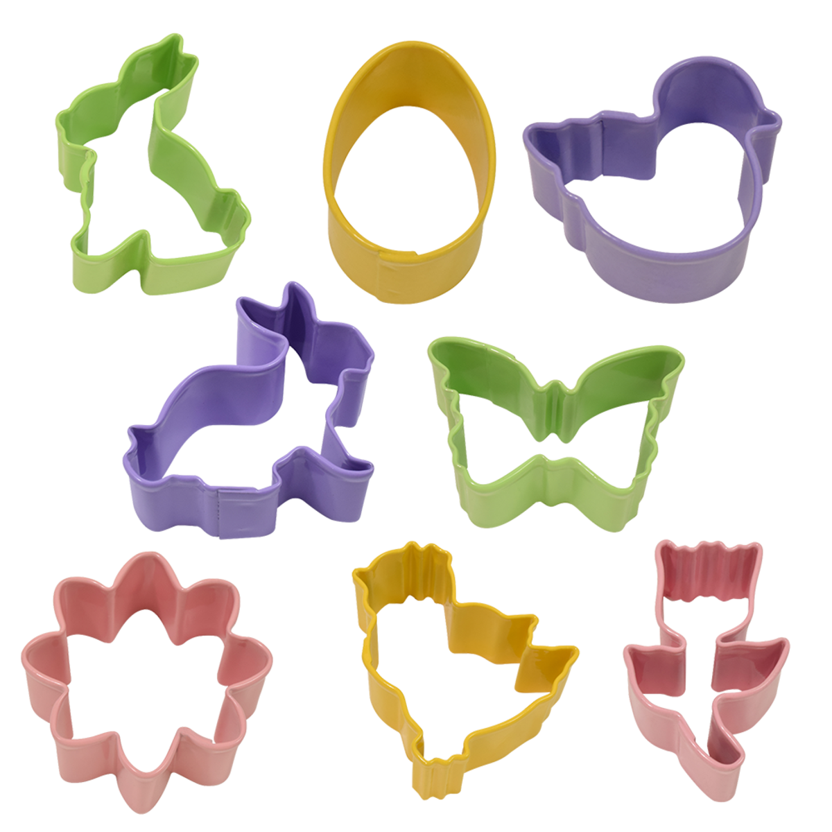 MINI EASTER COOKIE CUTTER SET 8 - ASST. COLOURS (R&M)