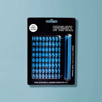 Cookie Stamp SPRINKS Mini Alphabet & Number Embosser Set