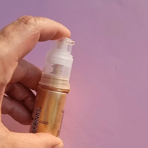 Pump Shimmer - GOLD SPRINKS