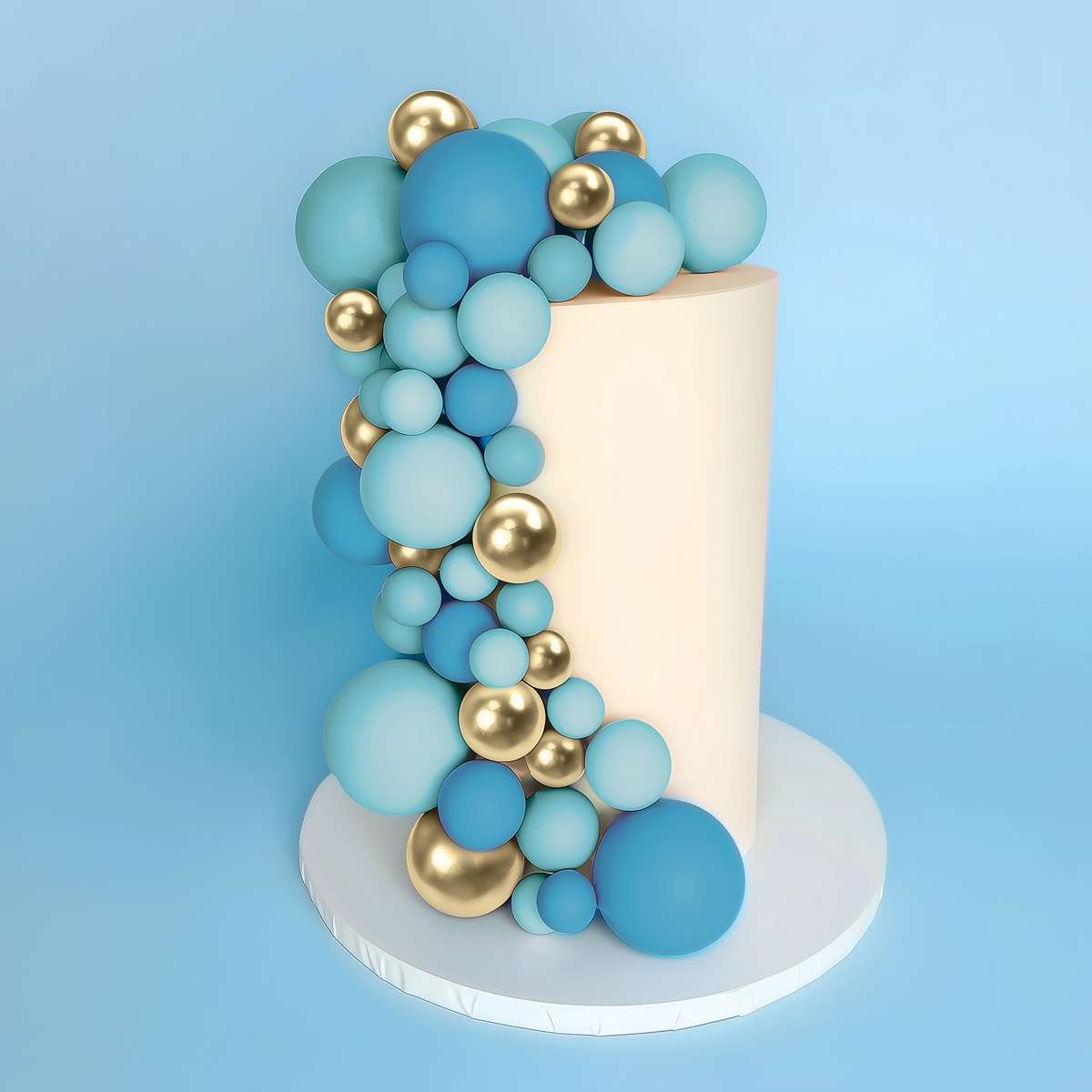 SPRINKS BOLD IN BLUE Cake Ball Toppers (32 Piece)