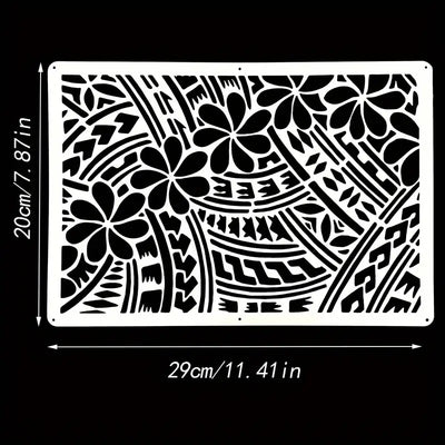 TROPICAL DESIGN STENCIL
