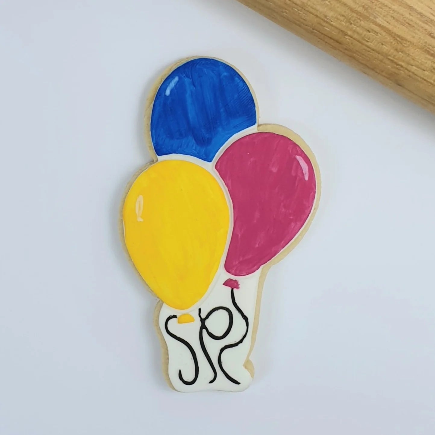 Cookie Cutter 3 Balloons Cutter and Embosser Stamp