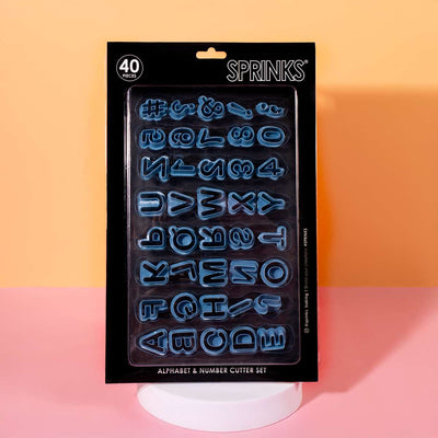Sprinks ALPHABET & NUMBER Cutter Set | 40 Pieces