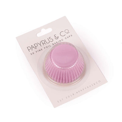 Papyrus & Co 44mm Lilac Foil Baking Cups | 50 Pack