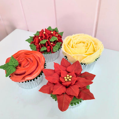 Christmas Floral Cupcake with Baked By Brooke (SUN 1ST NOV)
