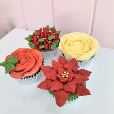 Christmas Floral Cupcake with Baked By Brooke (SUN 1ST NOV)