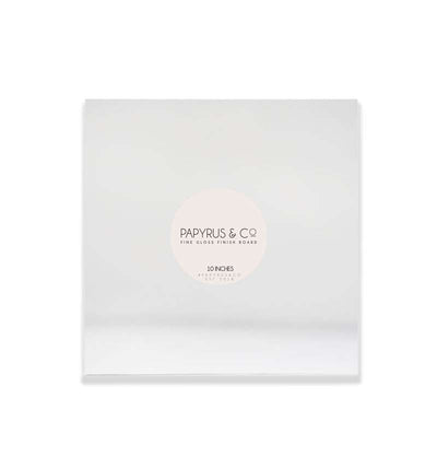Papyrus & Co Masonite White Gloss Finish Cake Board | Square