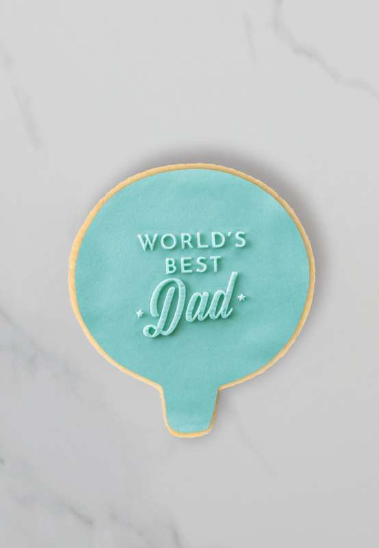 Cookie Stamp Worlds Best Dad