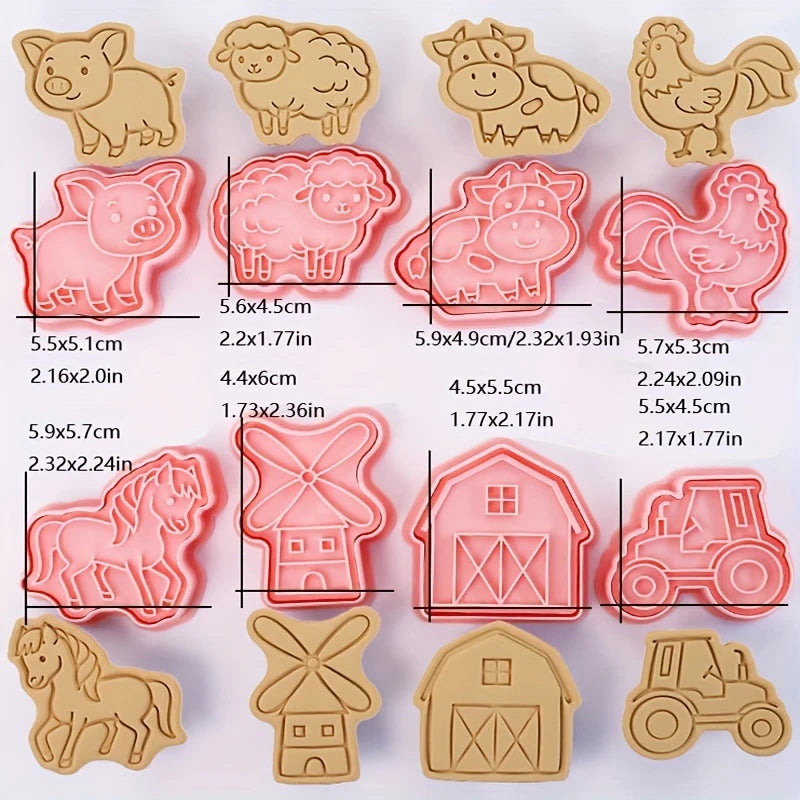 Farm Cookie Cutter Set 8pc