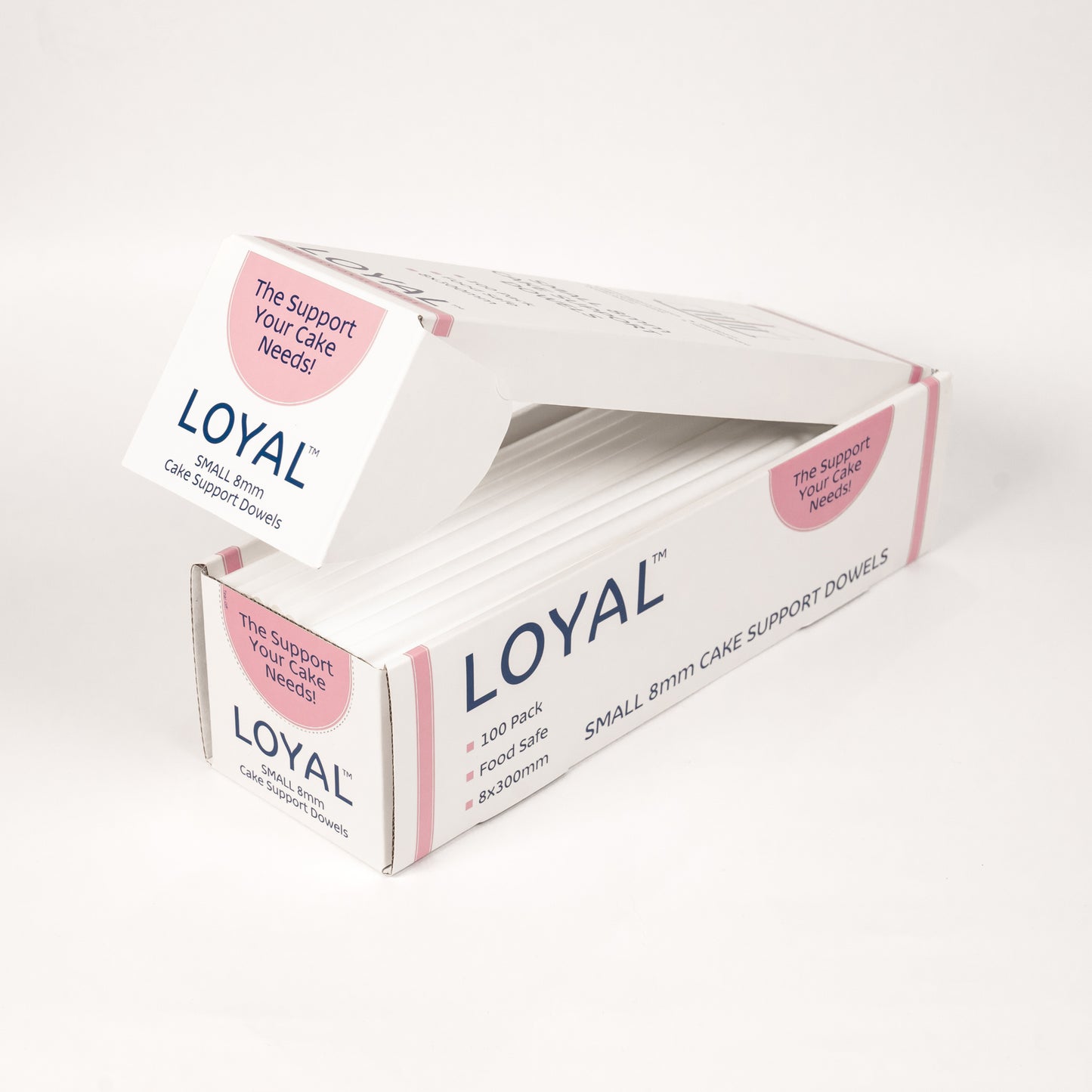 Cake Dowel White Cake Dowel 100pc (8 x 30cm)