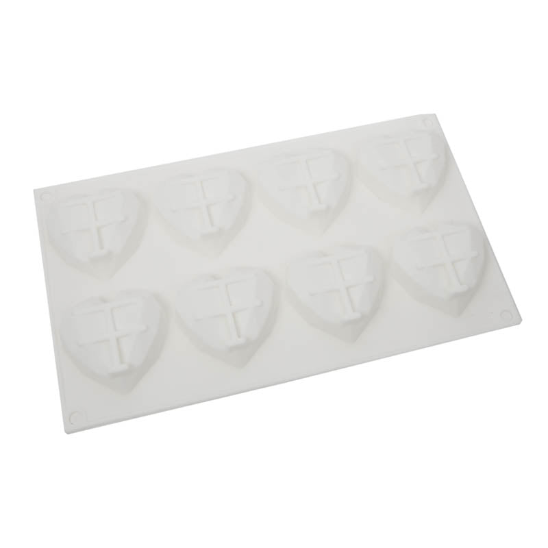 Silicone Mould Geo Hearts