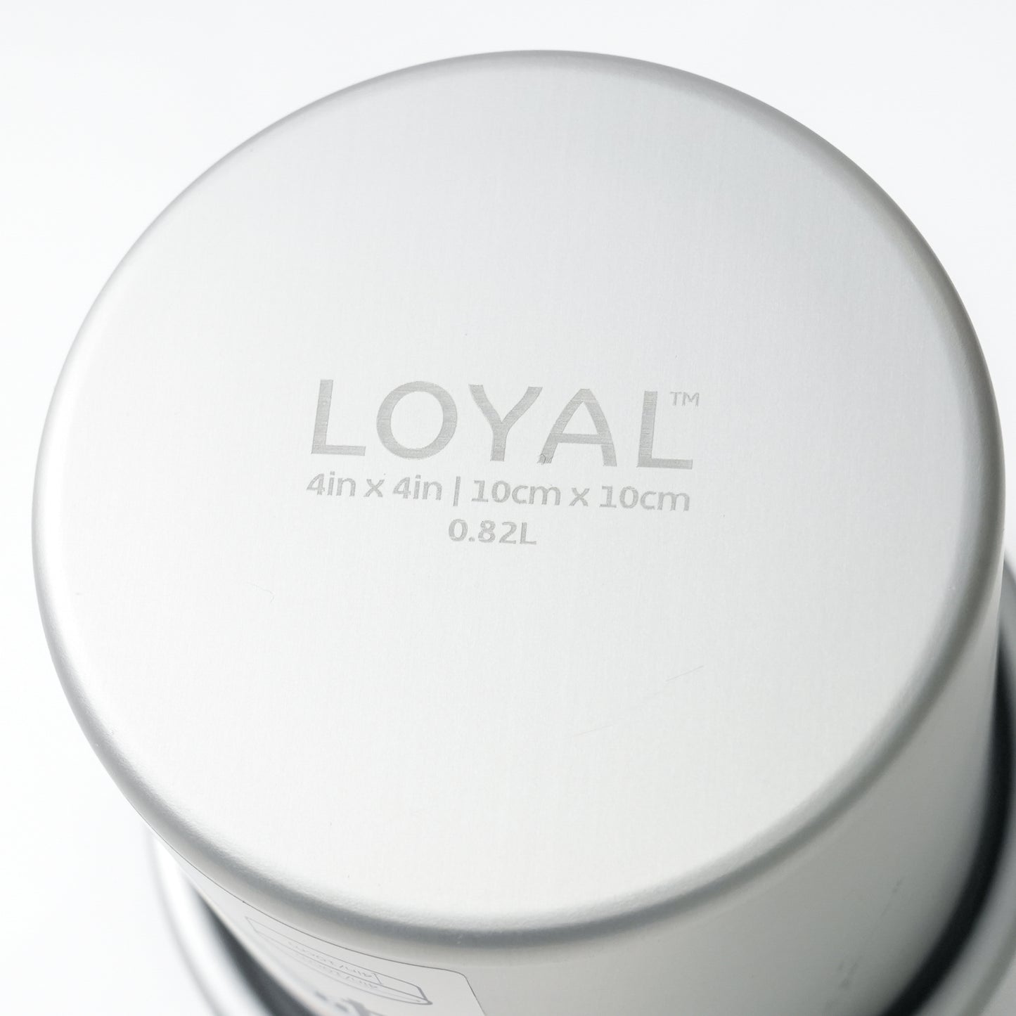 Cake Tin 4" Round LOYAL Elite Anodised 4" Deep