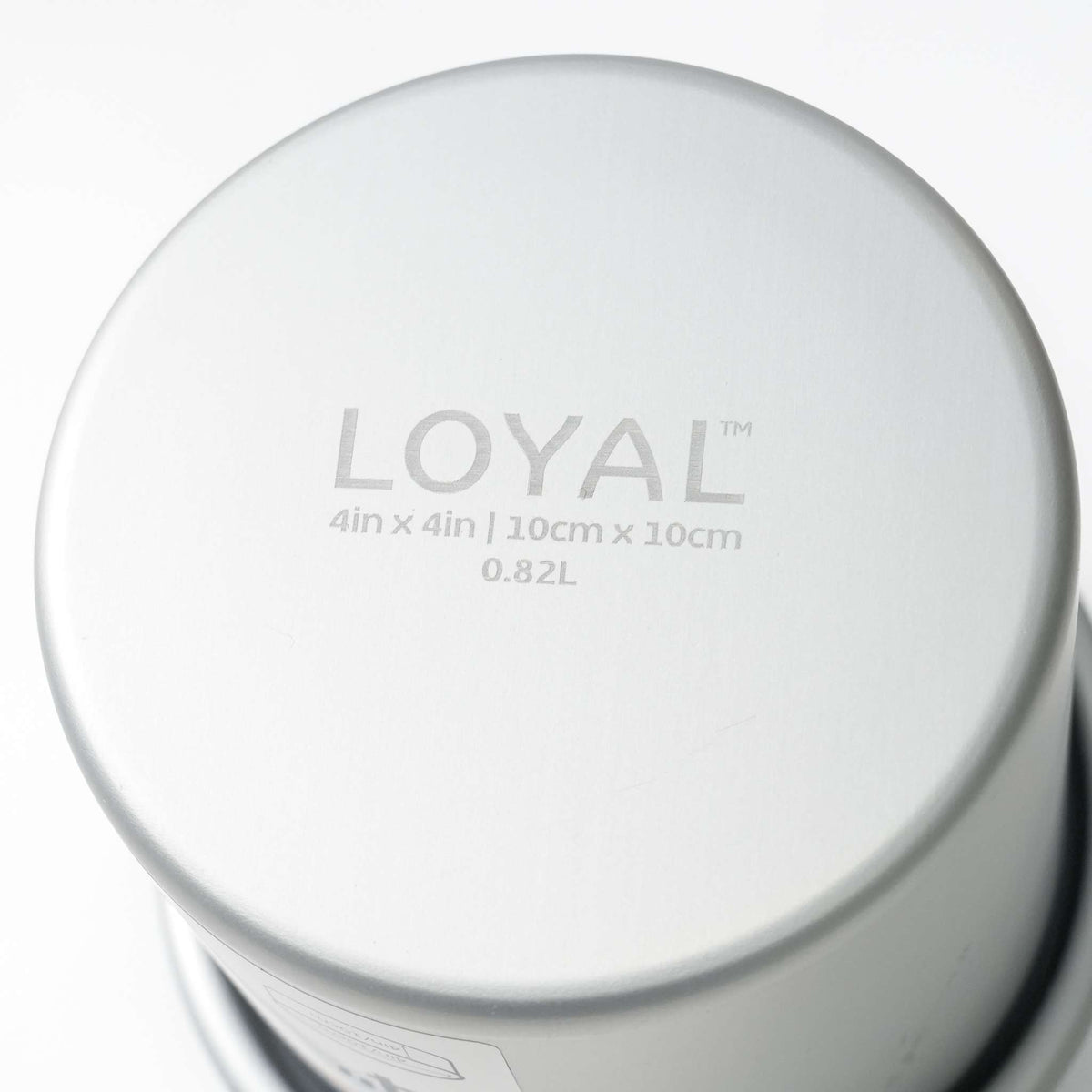 LOYAL Cake Tin 4" Round Elite Anodised 4" Deep