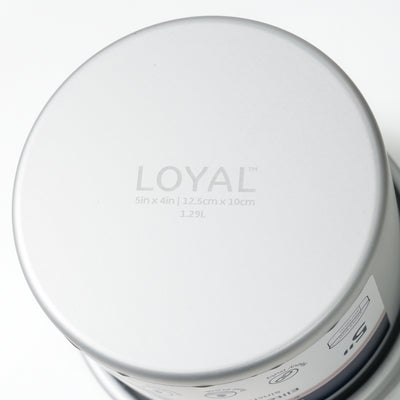Cake Tin 5" Round LOYAL Elite Anodised 4" Deep