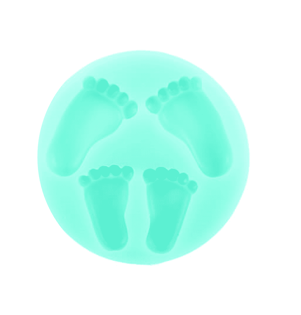 Silicone Mould Baby Feet