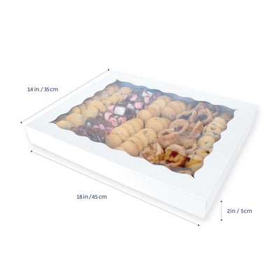 LOYAL Extra Large 18" x 14" Rectangular Biscuit Box 2" Tall