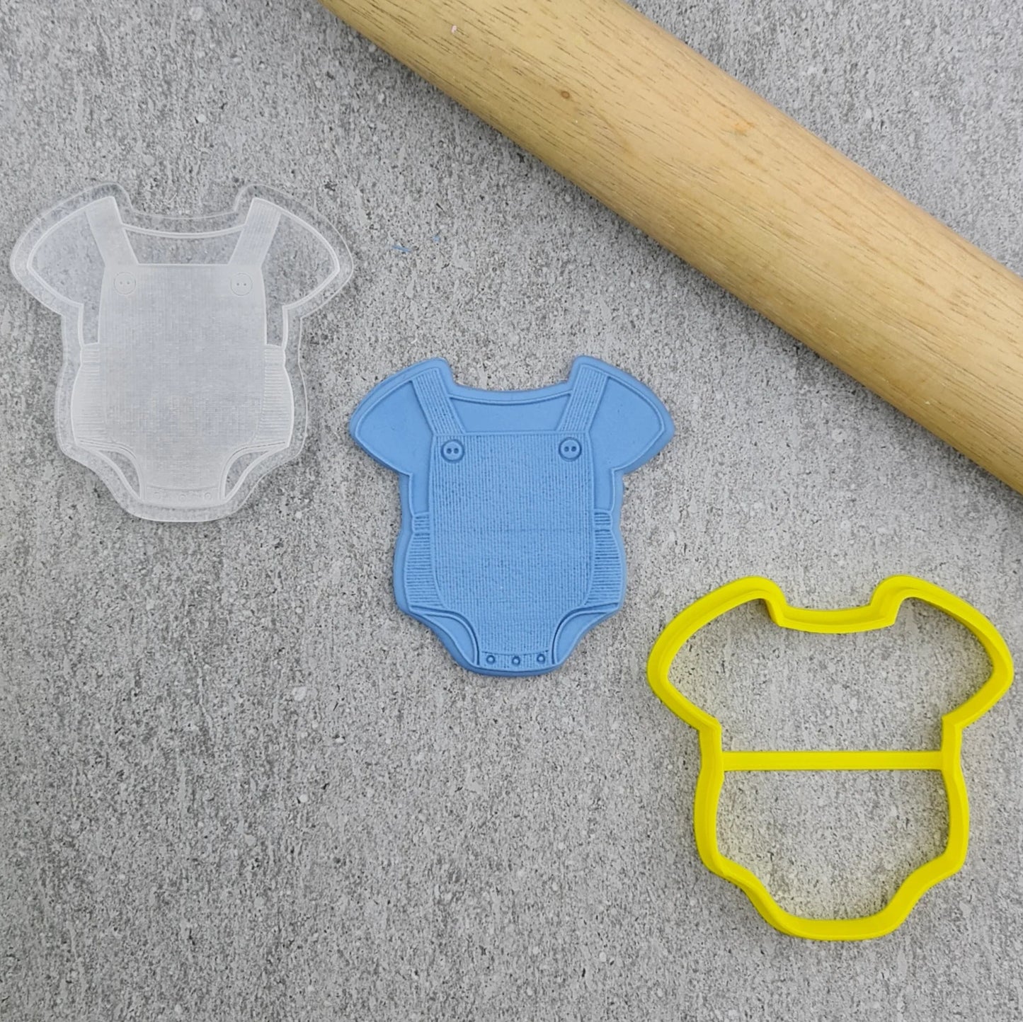 Cookie Cutter Baby Overalls Romper Debosser & Cutter Set