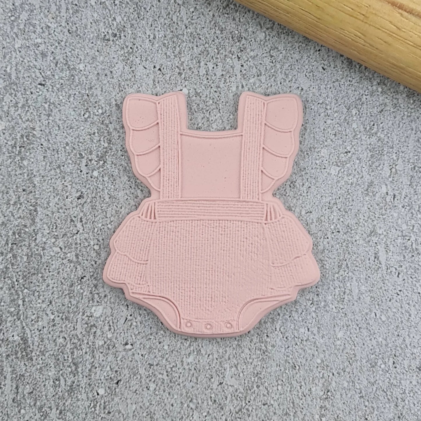 Cookie Cutter Baby Frilly Romper Debosser & Cutter Set