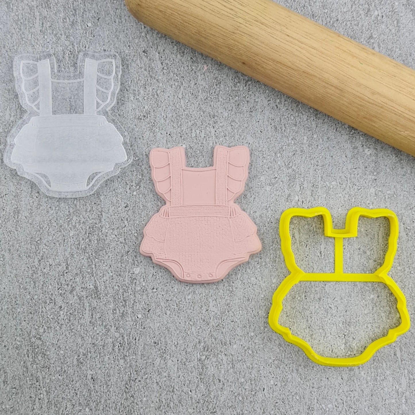 Cookie Cutter Baby Frilly Romper Debosser & Cutter Set