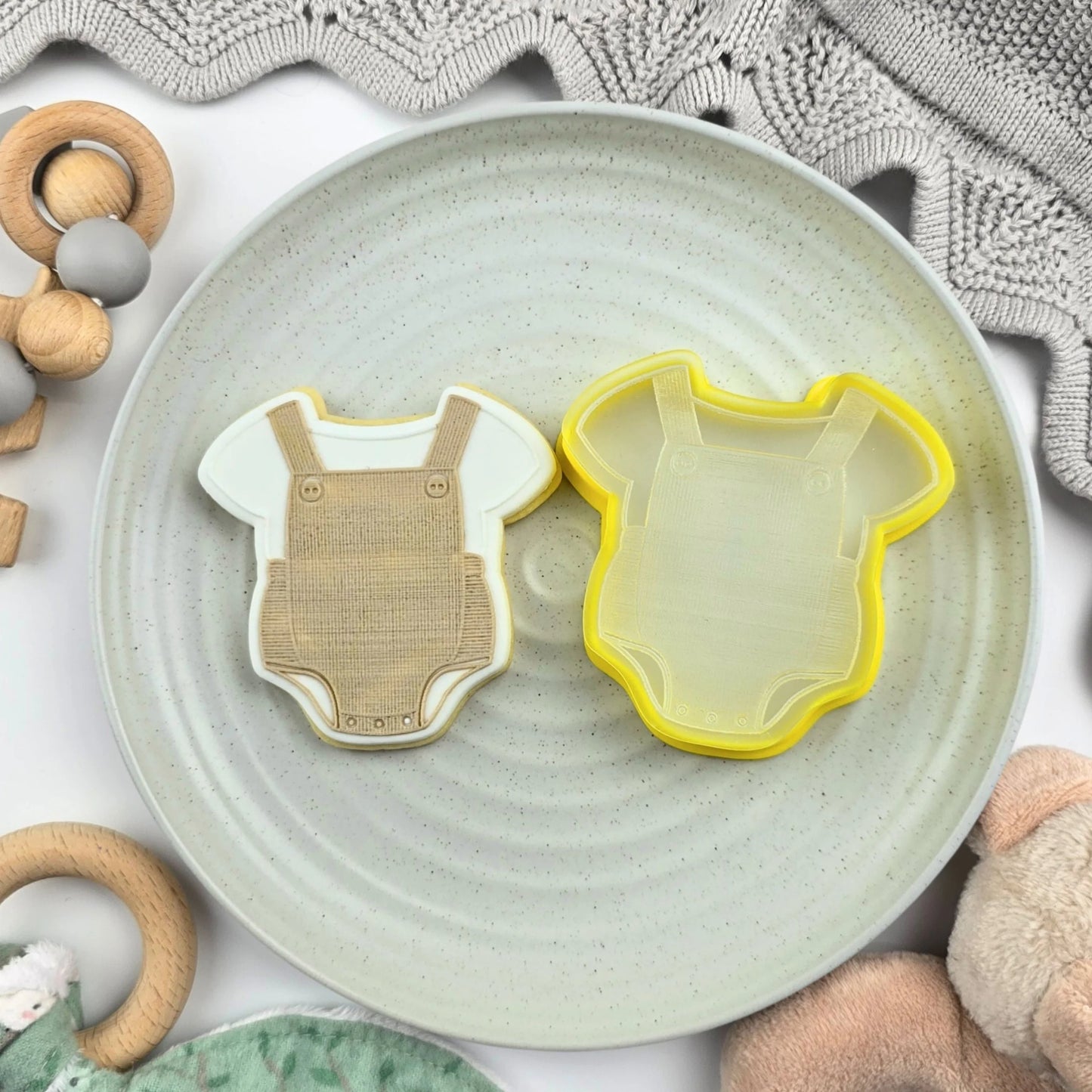 Cookie Cutter Baby Overalls Romper Debosser & Cutter Set