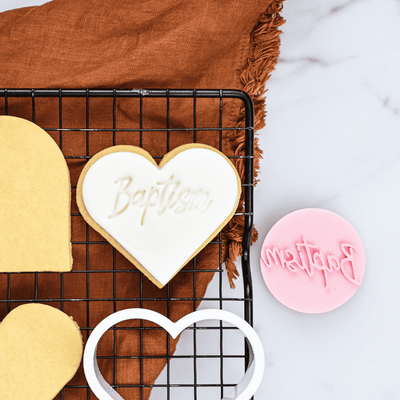 LOYAL Cookie Stamp Loyal Baptism with Handle