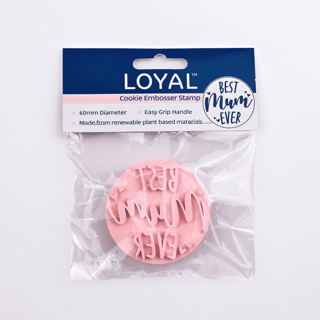 LOYAL Cookie Stamp Loyal Best Mum Ever with Handle