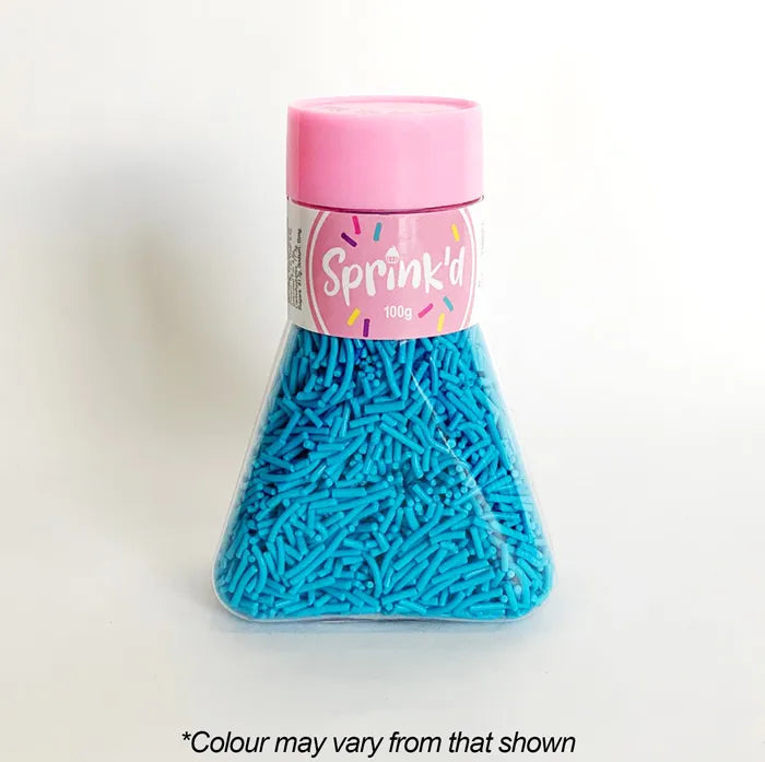 Sprinkles Sprink'd Jimmies Bright Blue 100g