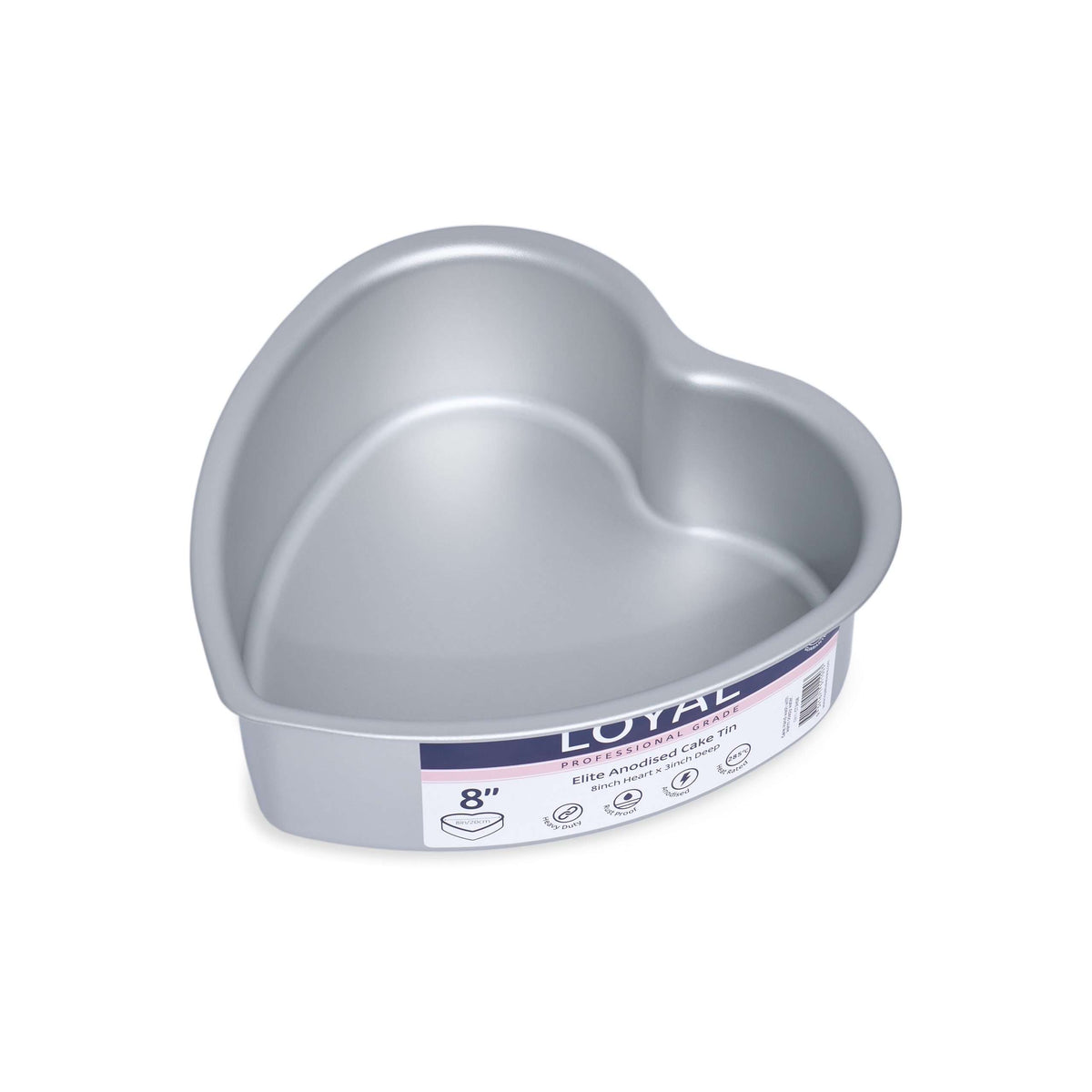 LOYAL Elite Anodised Heart Cake Tin