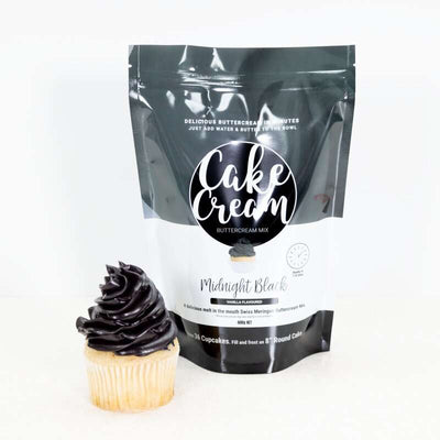 Cake Cream - Midnight Black - Vanilla Flavour