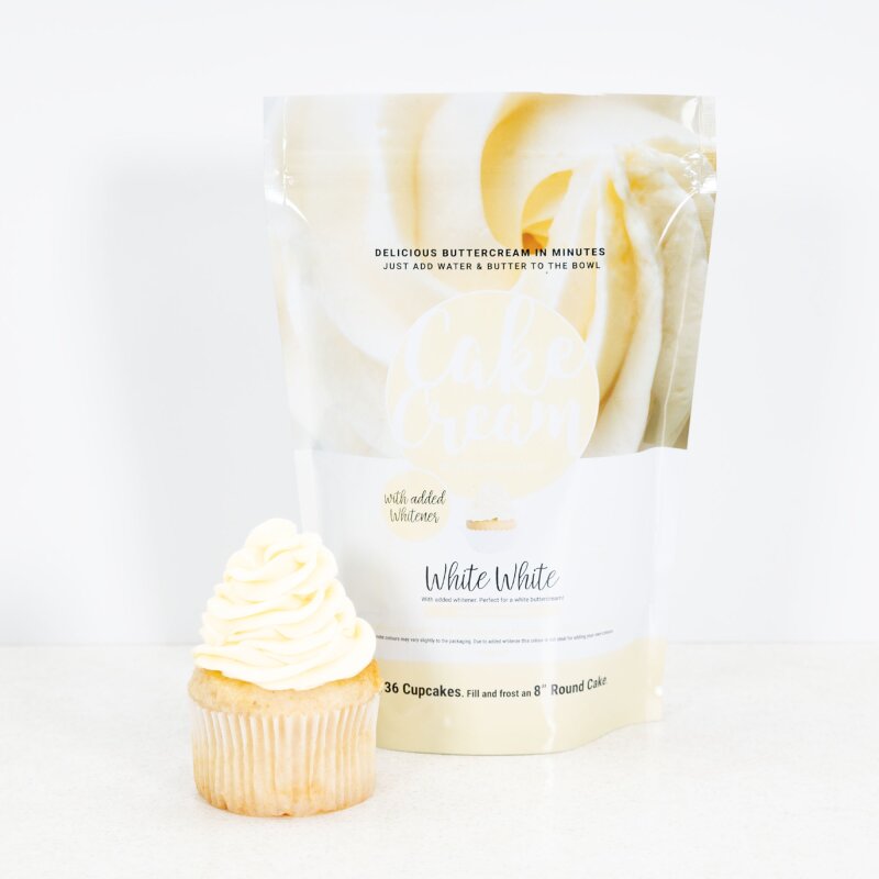 Cake Cream - White White - Vanilla Flavour 400g