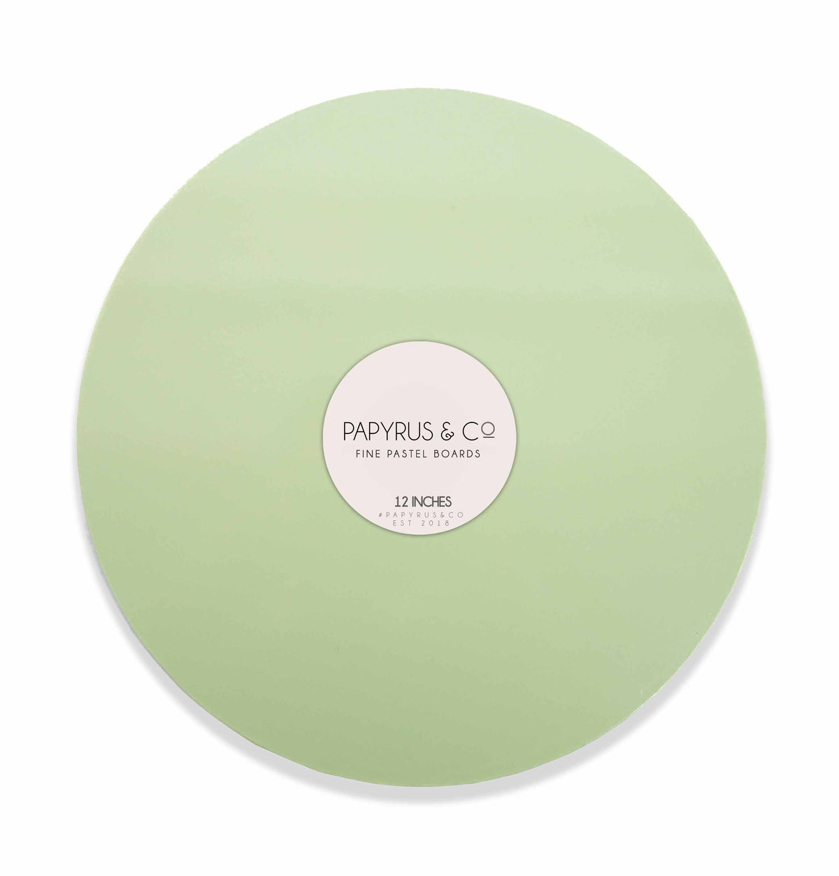 Papyrus & Co Pastel Green Round Masonite Cake Board