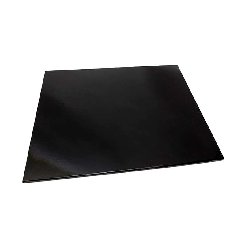Cake Board Black Masonite | Square