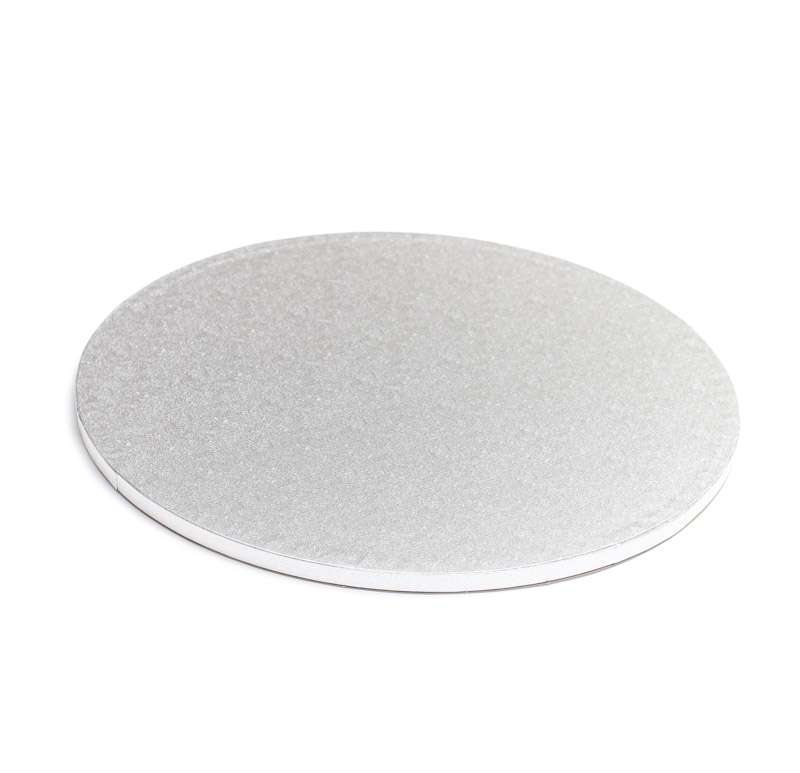 Cake Board Silver Masonite | Round