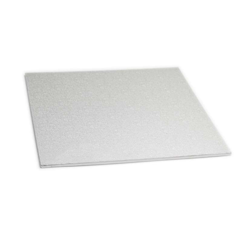 Cake Board Silver Masonite | Square