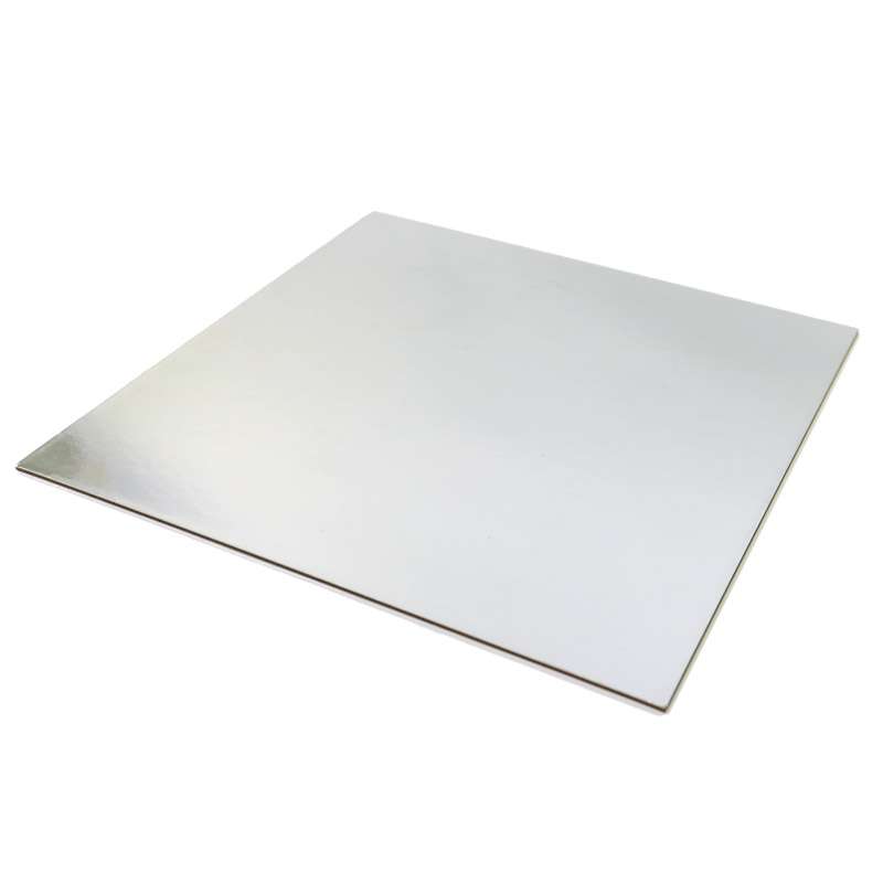 Cake Board Silver Foil Card | Square