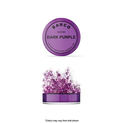 Barco Dark Purple Flitter Glitter | Non Toxic | 10ml