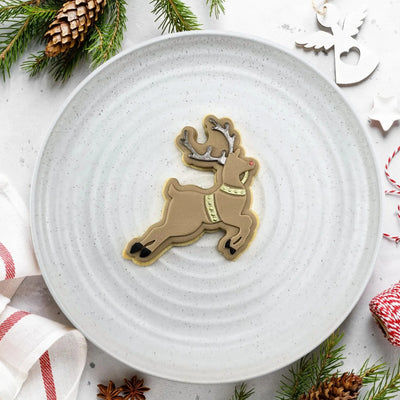 Flying Reindeer Cutter and Debosser Set