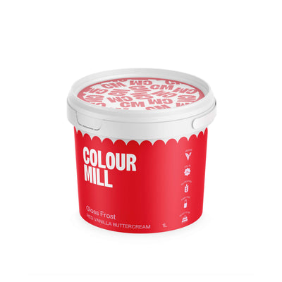 Colour Mill 'Gloss Frost' Buttercream Red 1ltr