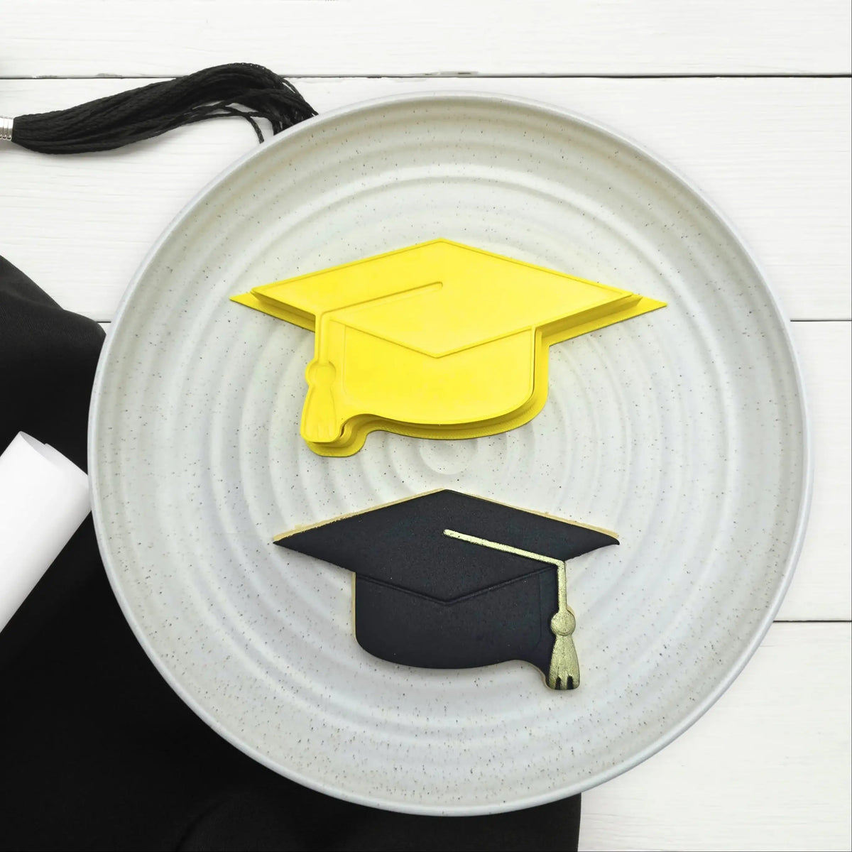 Cookie Cutter Graduation Hat Embosser & Cutter Set